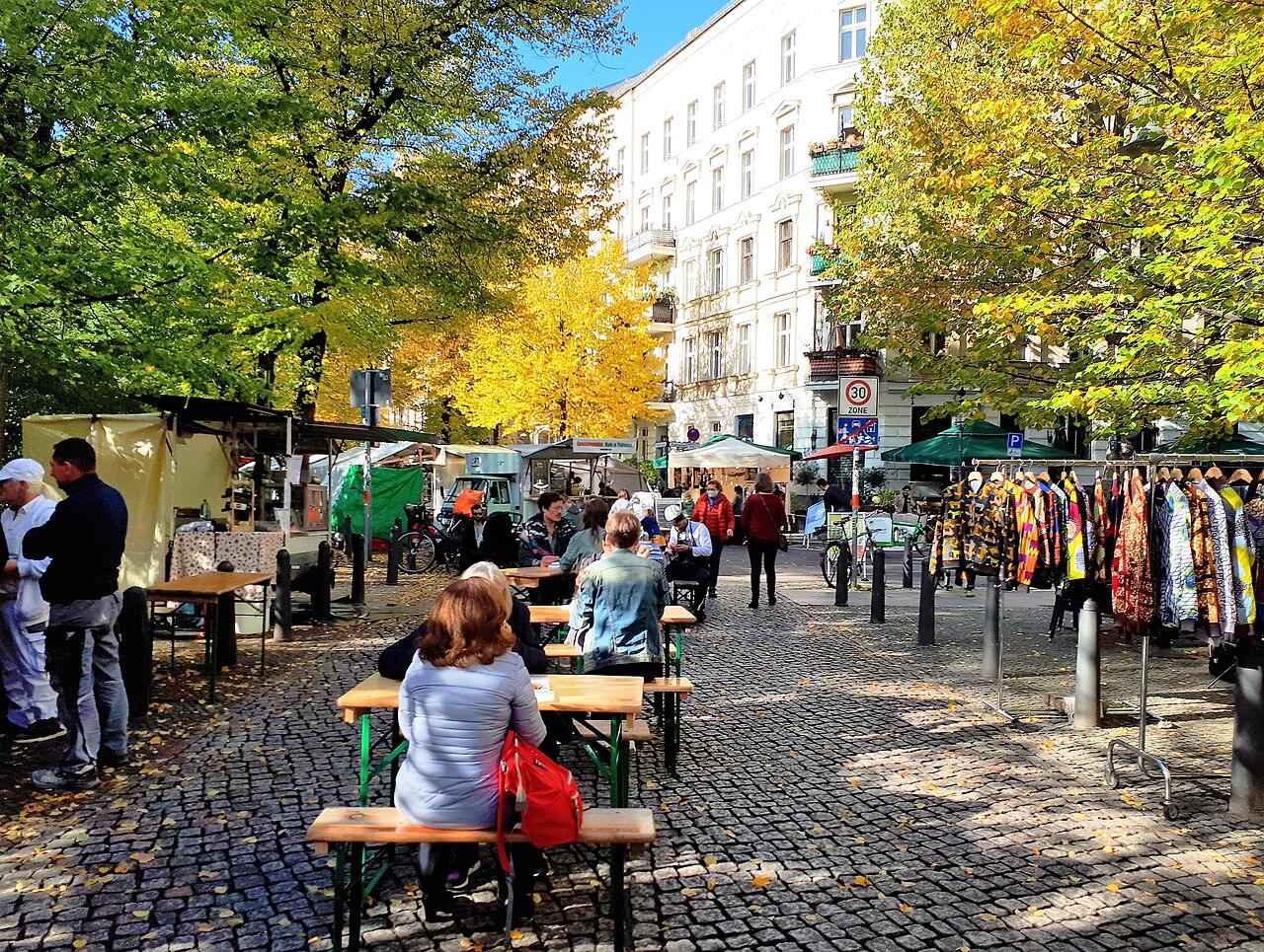 Ökomarkt am Kollwitzplatz